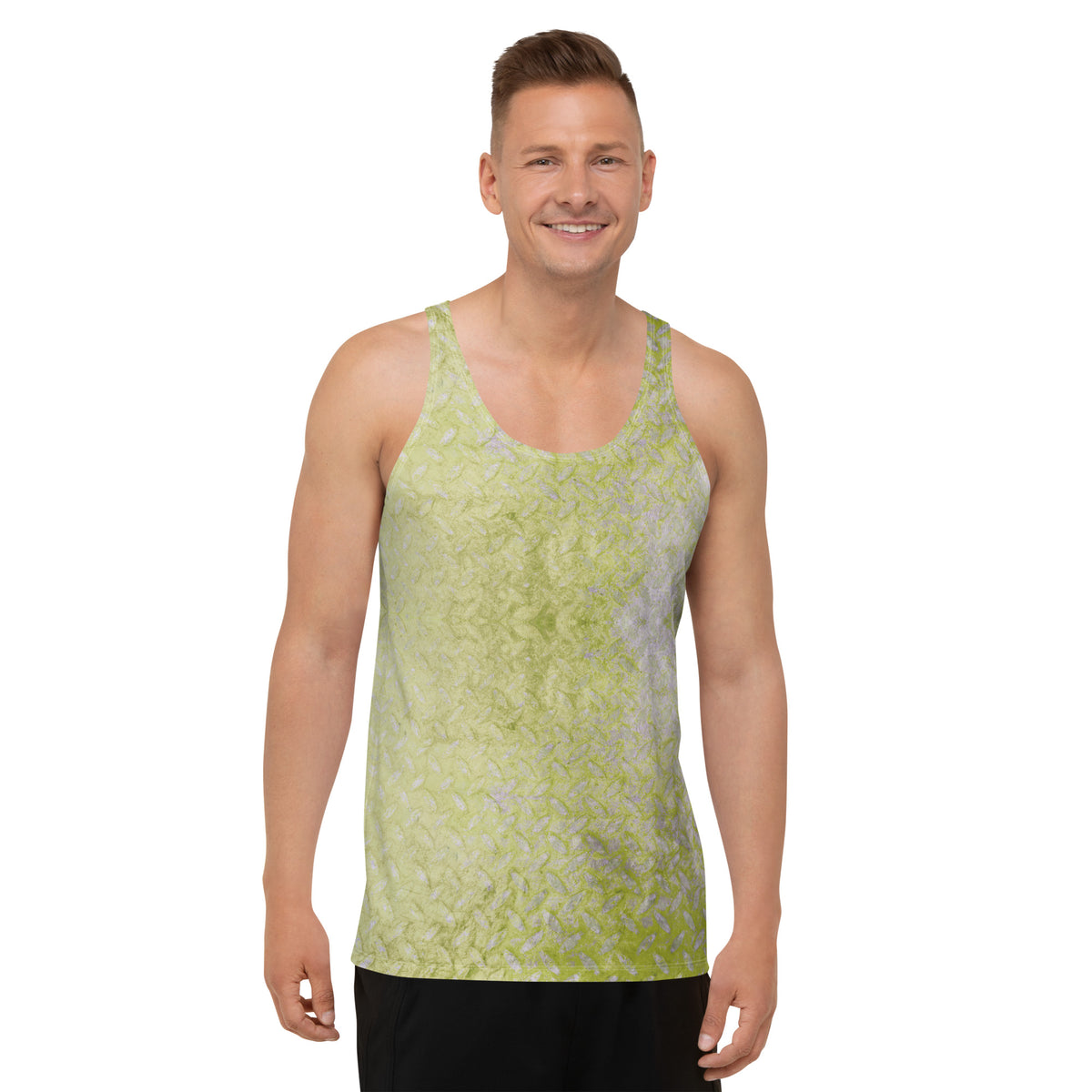 Honeycomb Harmony Texture Men's Tank Top