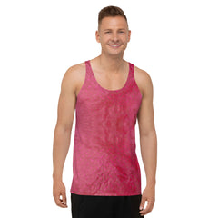Velour Allure Texture Men's Tank Top