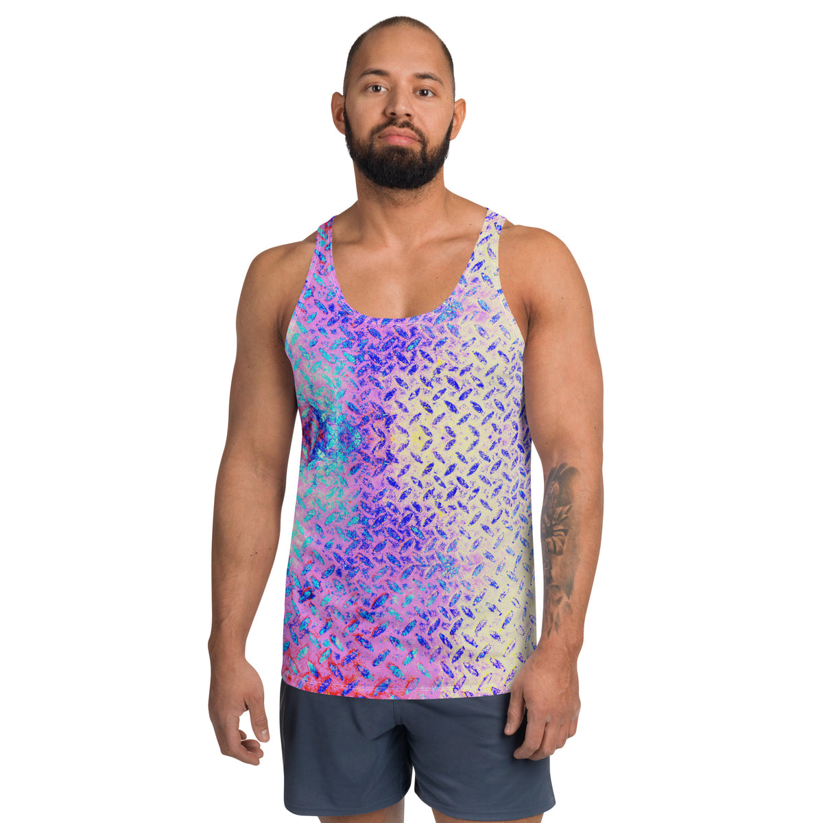 Velvet Crush Texture Men's Tank Top