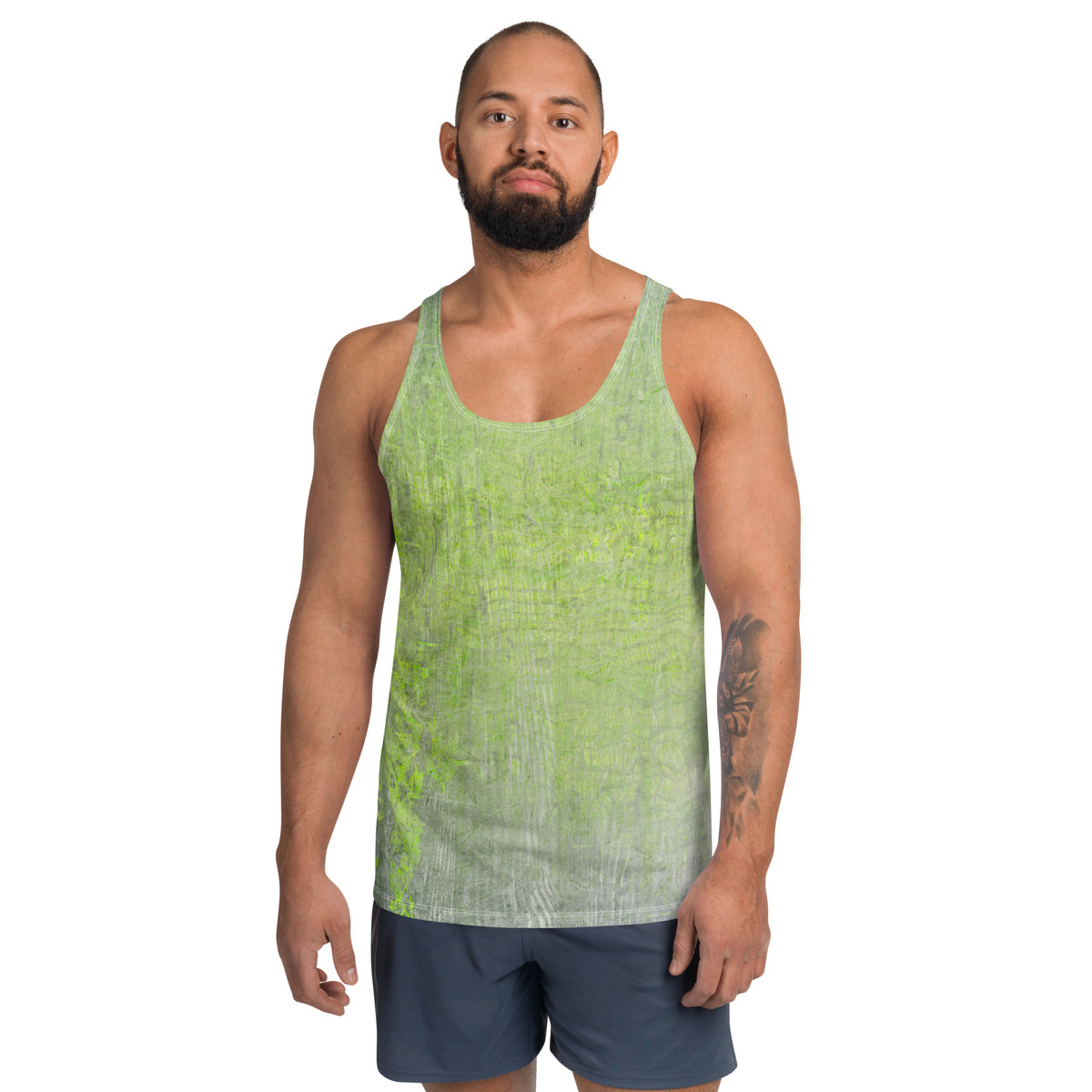 Bamboo Bound Texture Men's Tank Top