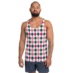 Diamond Dreamscape All-Over Print Men's Tank Top