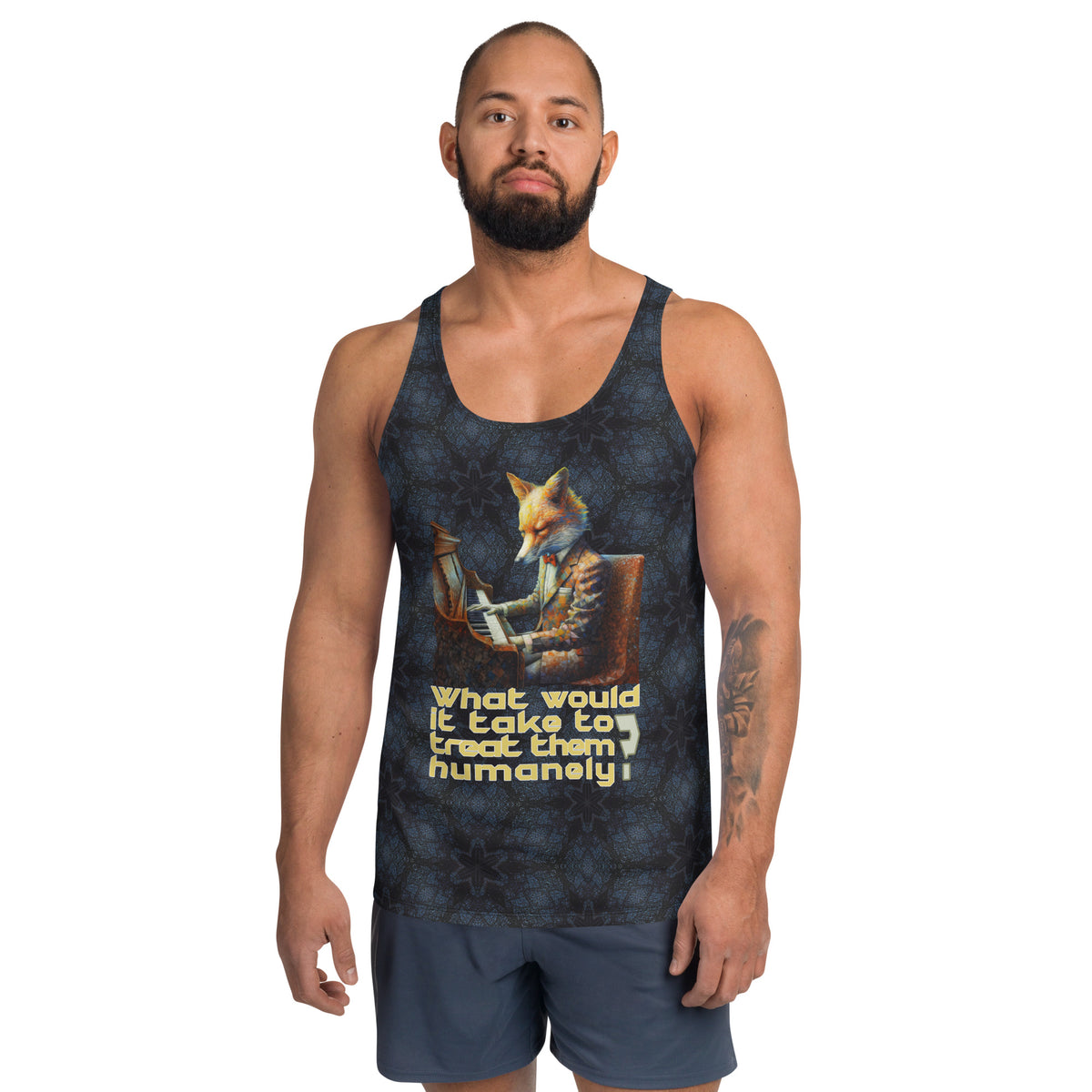 Enchanting Fox Forest Men's Tank Top