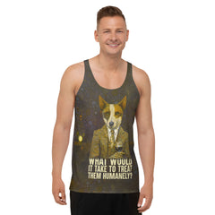 Urban Tiger Street Style All-Over Print Men's Tank Top