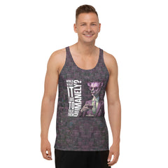 Cool Cat Skateboarder All-Over Print Men's Tank Top