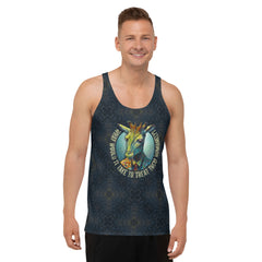 Regal Rabbit Monarch All-Over Print Men's Tank Top