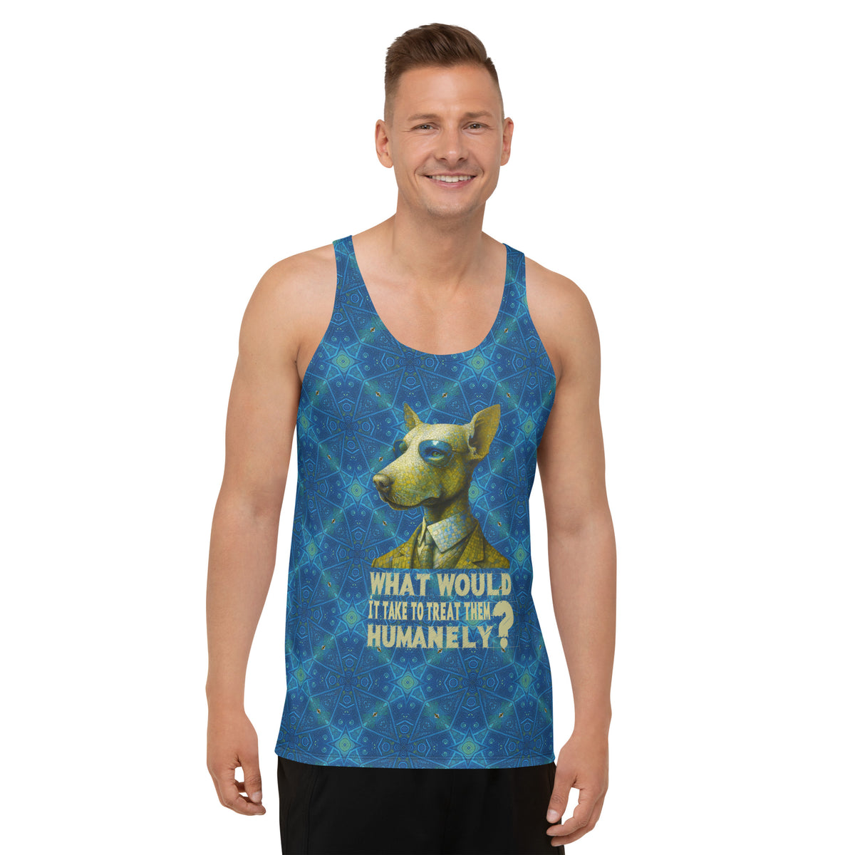 Streetwise Squirrel Rapper All-Over Print Men's Tank Top