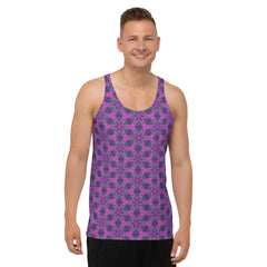 Striped Blue Men's Tank Top