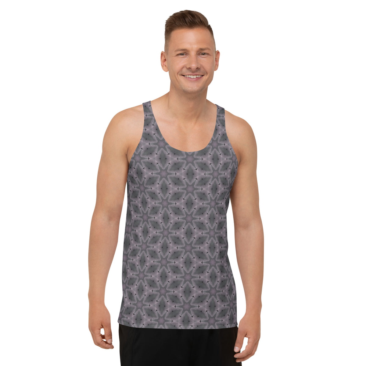 Geometric Patterned Men's Tank Top