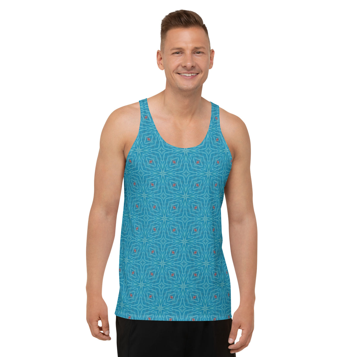 Geometric Hexagon Men's Tank Top