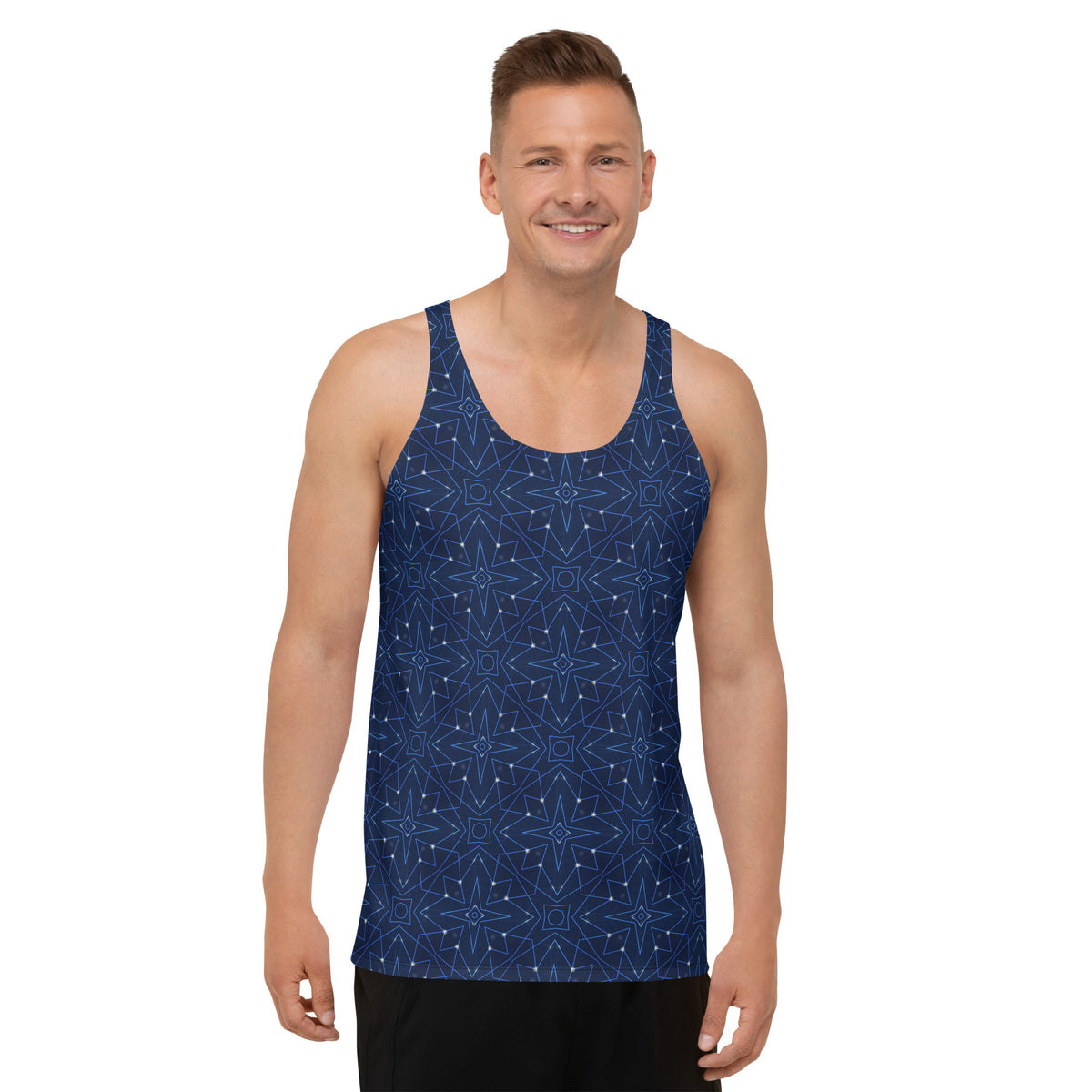 Abstract Wave Men's Tank Top