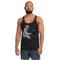 Urban Canvas Men's Tank Top front view on model