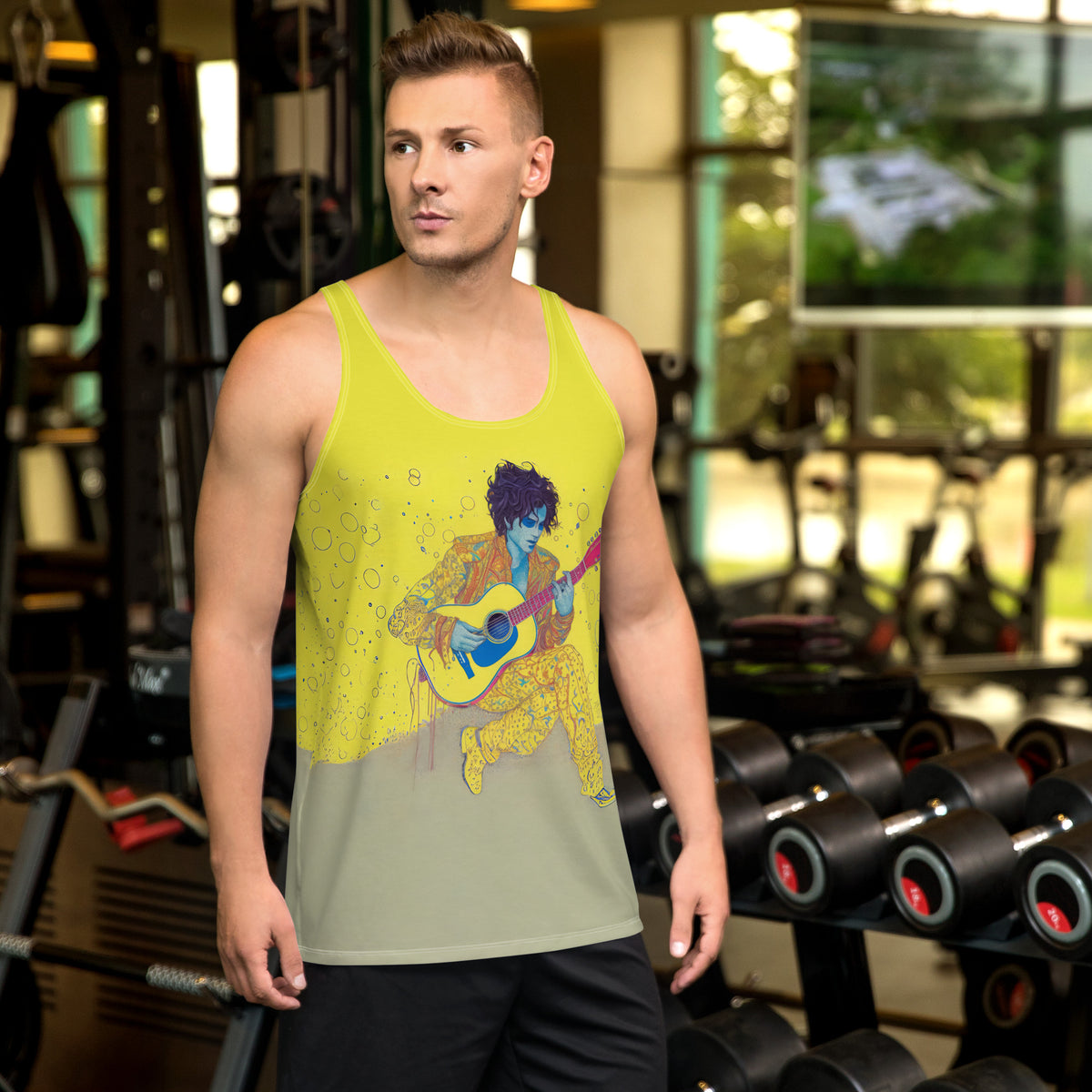 Ethereal Blooms Men's Tank Top front view
