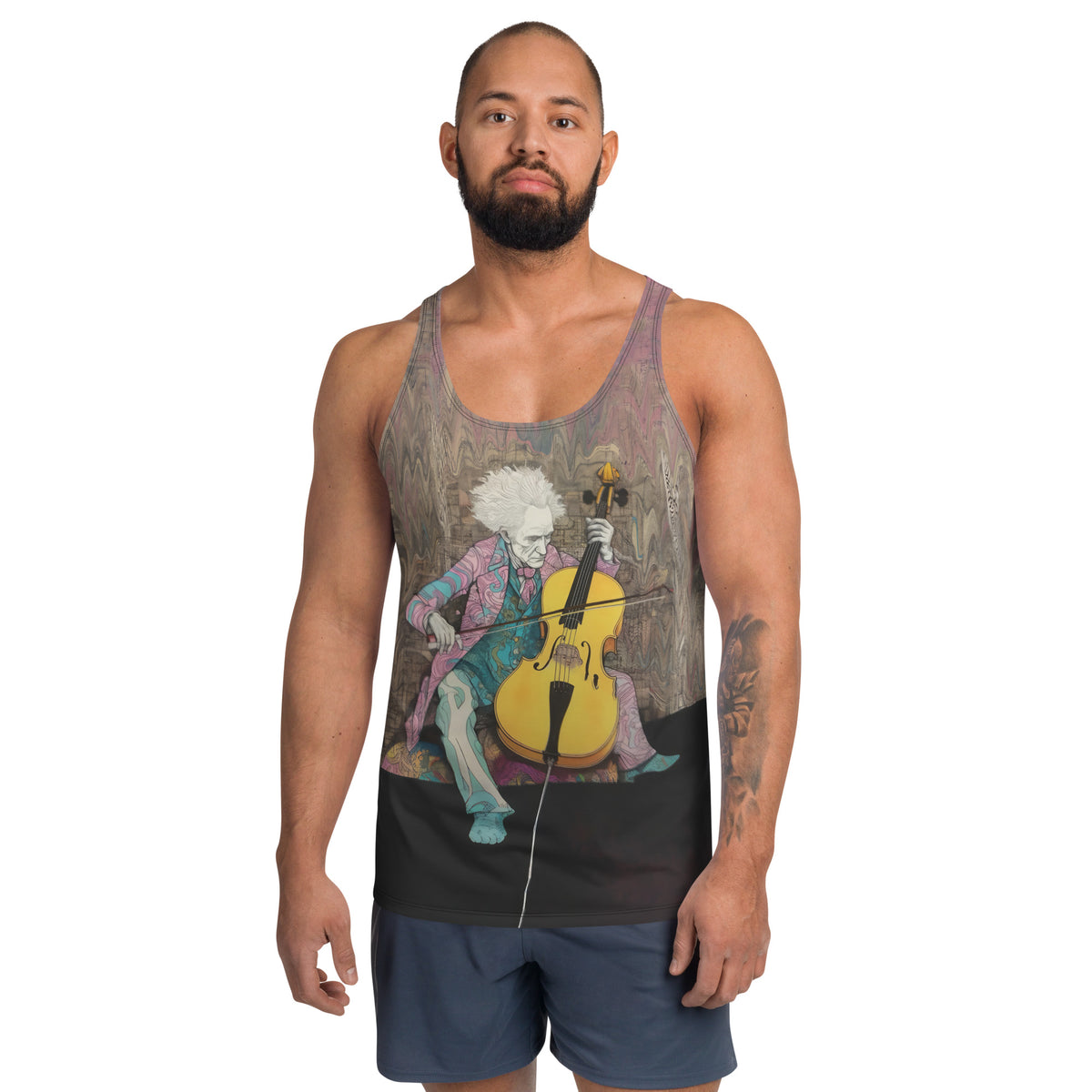 Daisy Dream Men's Tank Top - Front View