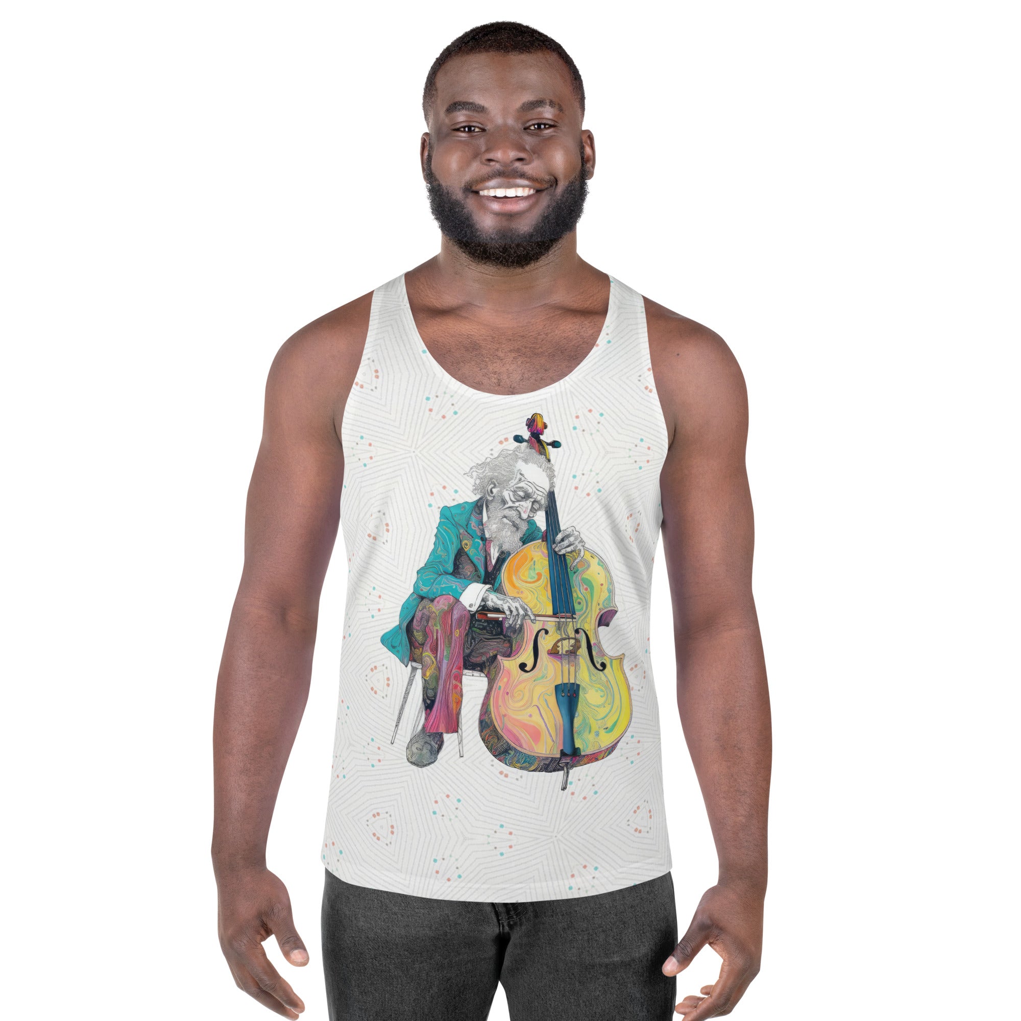 Blossom Bliss Men's Tank Top - Front View