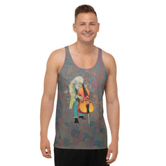 Floral Freedom Men's Tank Top Front View