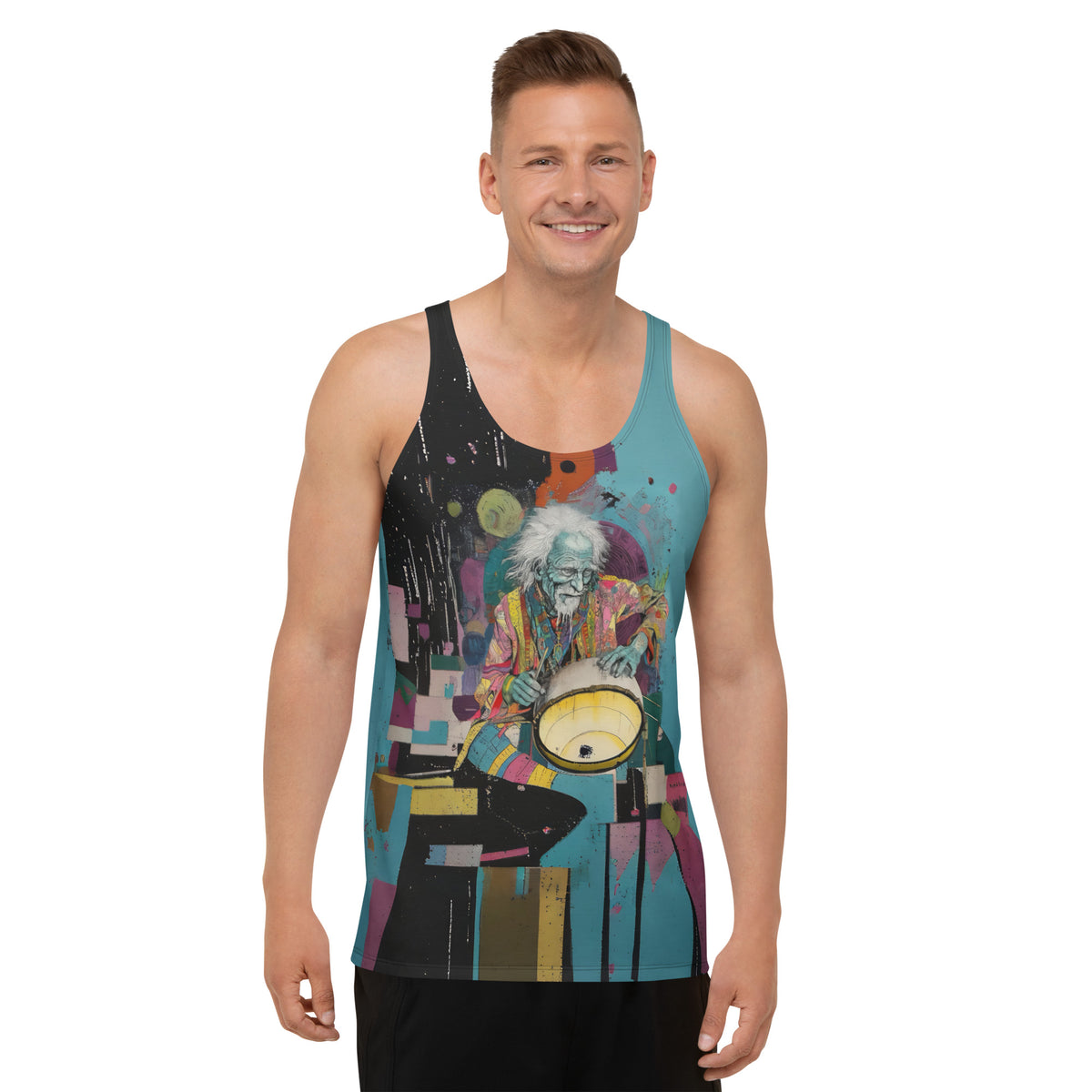 Garden Glory Men's Tank Top - Front View