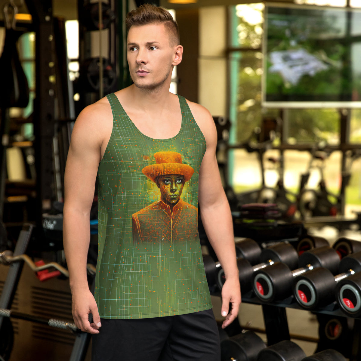 Elemental Fusion Men's Tank Top - Front View