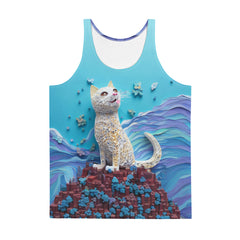 Paper Elephant Majesty Men's Tank Top with unique design.