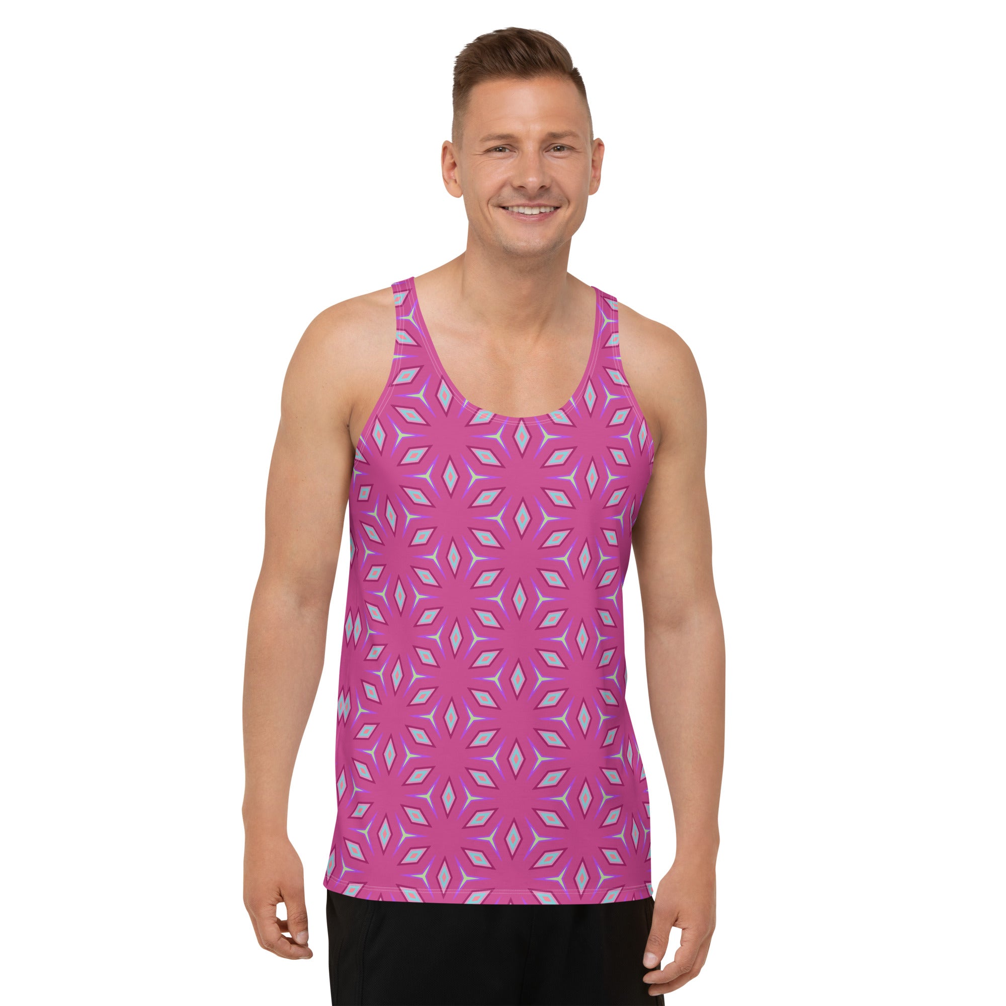 Front view of Digital Dreams Men's Tank Top