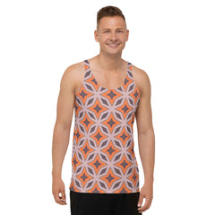 Aztec Adventure tribal print tank top for men