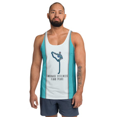 Eco Warrior Men's Tank Top - front view.
