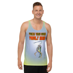 Serenity Now Men's Tank Top front view.