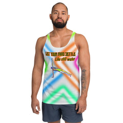 Front view of Yoga Basics Men's Tank Top.