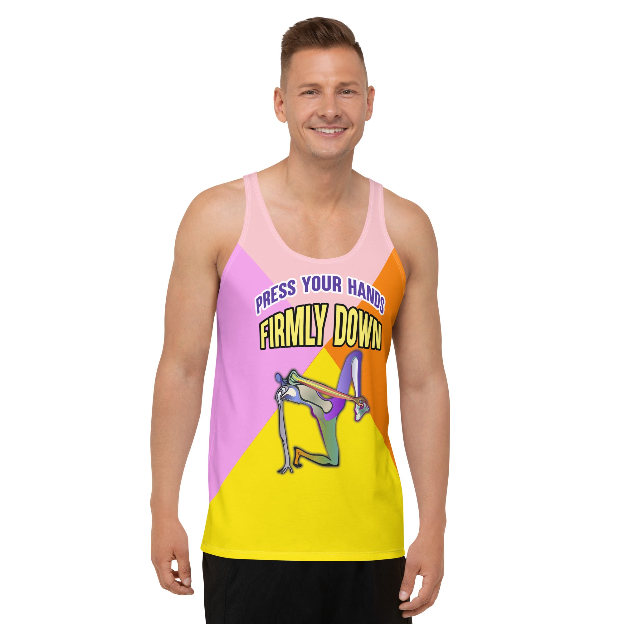 Yogi Spirit Men's Tank Top front view.