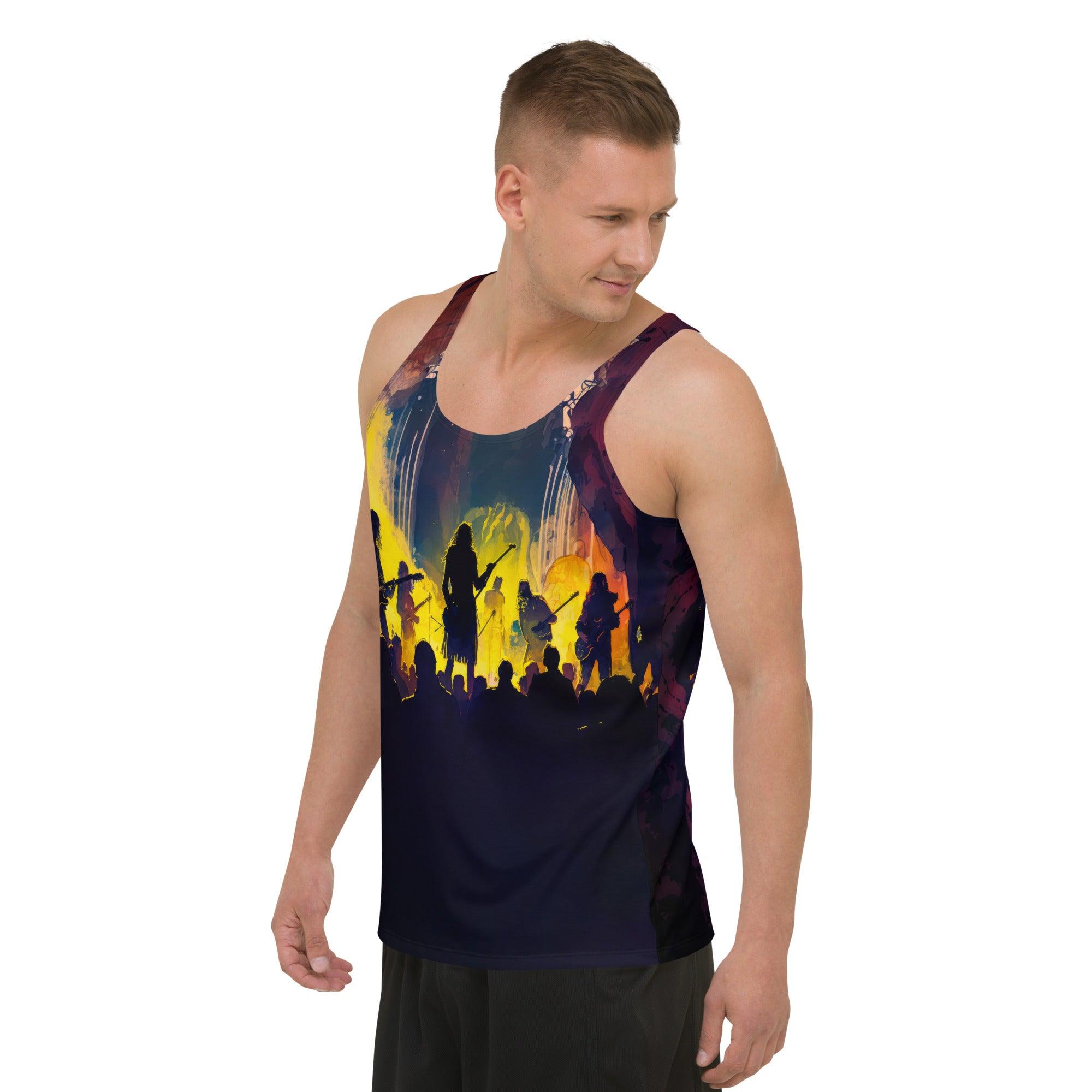 Side view of NS 849 Men's Tank Top.