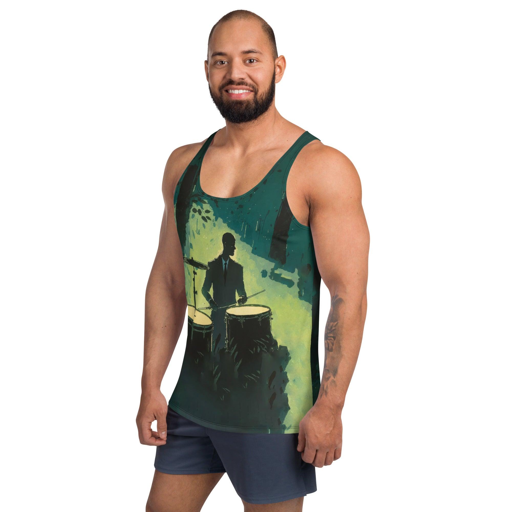 Side view of NS 872 Men's Tank Top.