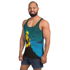 NS 858 Tank Top styling options for men.