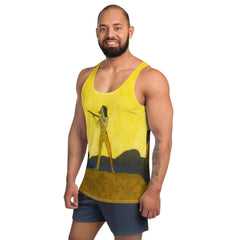 Stylish and comfortable SurArt 105 Tank Top, merging surf culture with artistic expression.