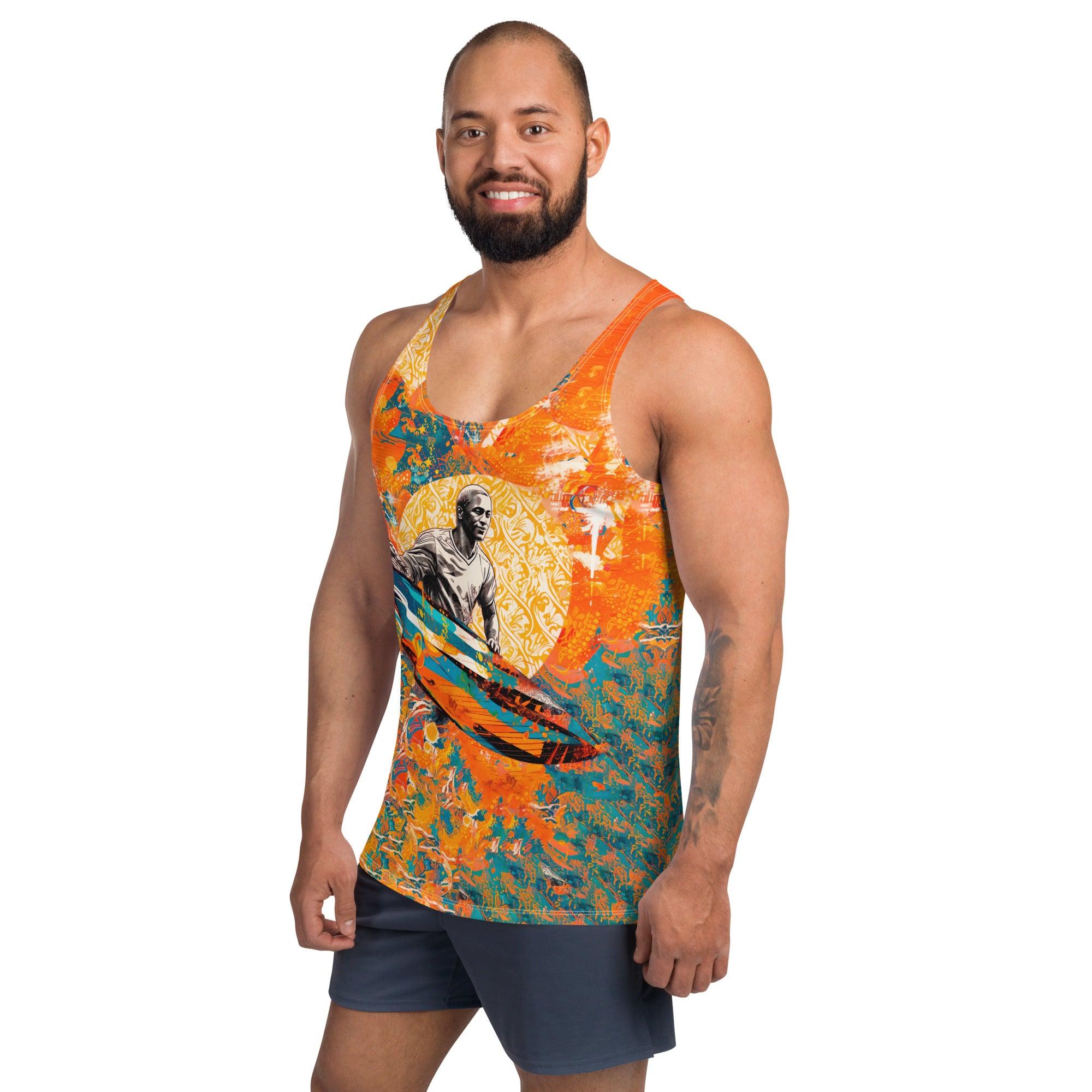 Surf Life All-Over Print Men's Tank Top Catch The Swell In Style - Beyond T-shirts