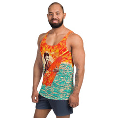 Men's Surfing Dream All-Over Print Tank Top Surf's Calling - Beyond T-shirts