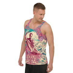 Men's Surfing Adventure All-Over Print Tank Top Chasing Waves - Beyond T-shirts