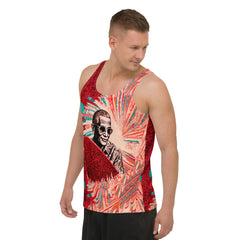 Men's Surfing Paradise All-Over Print Tank Top Embrace The Surf Culture - Beyond T-shirts