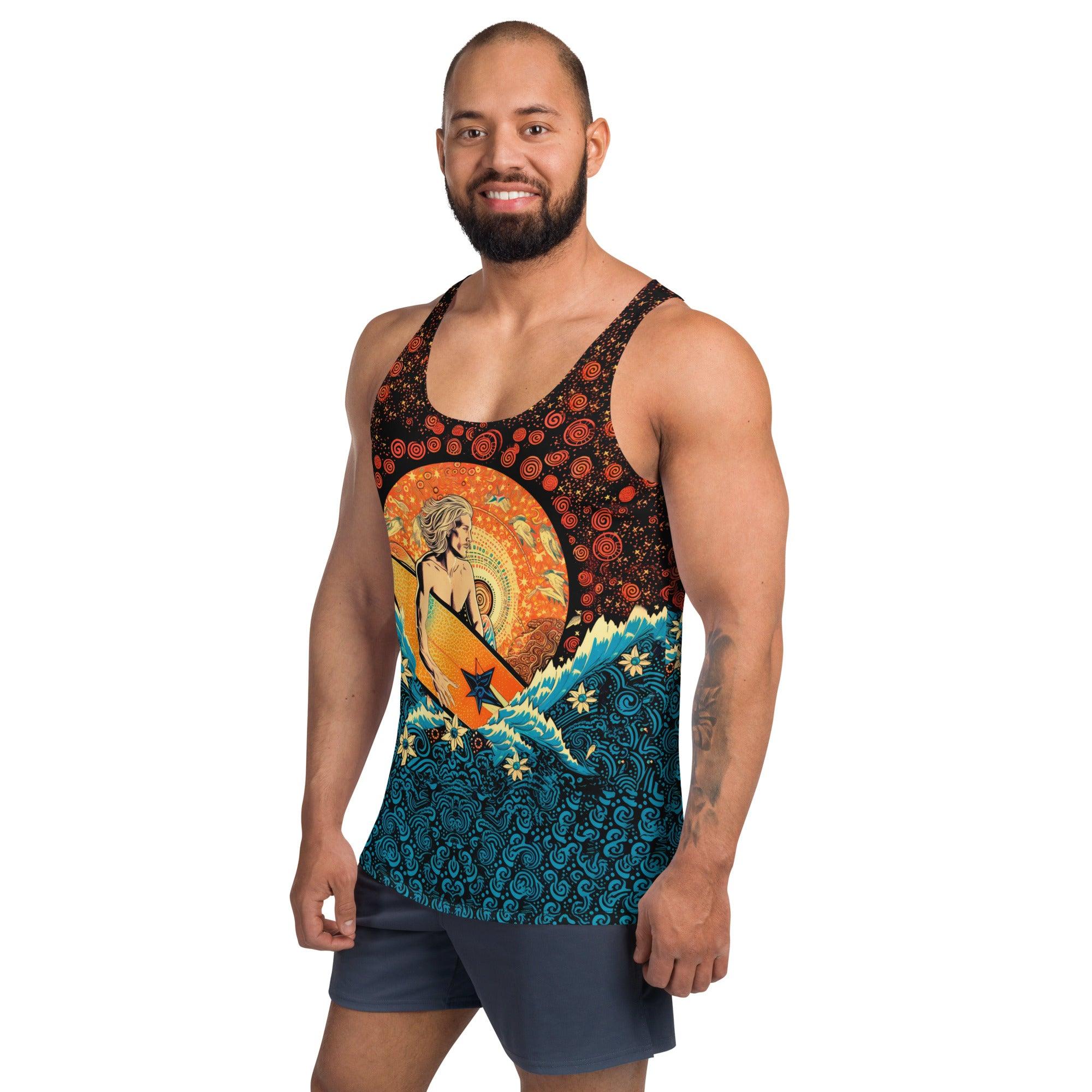 Tropical Surf Odyssey Men's Tank Tee - Beyond T-shirts