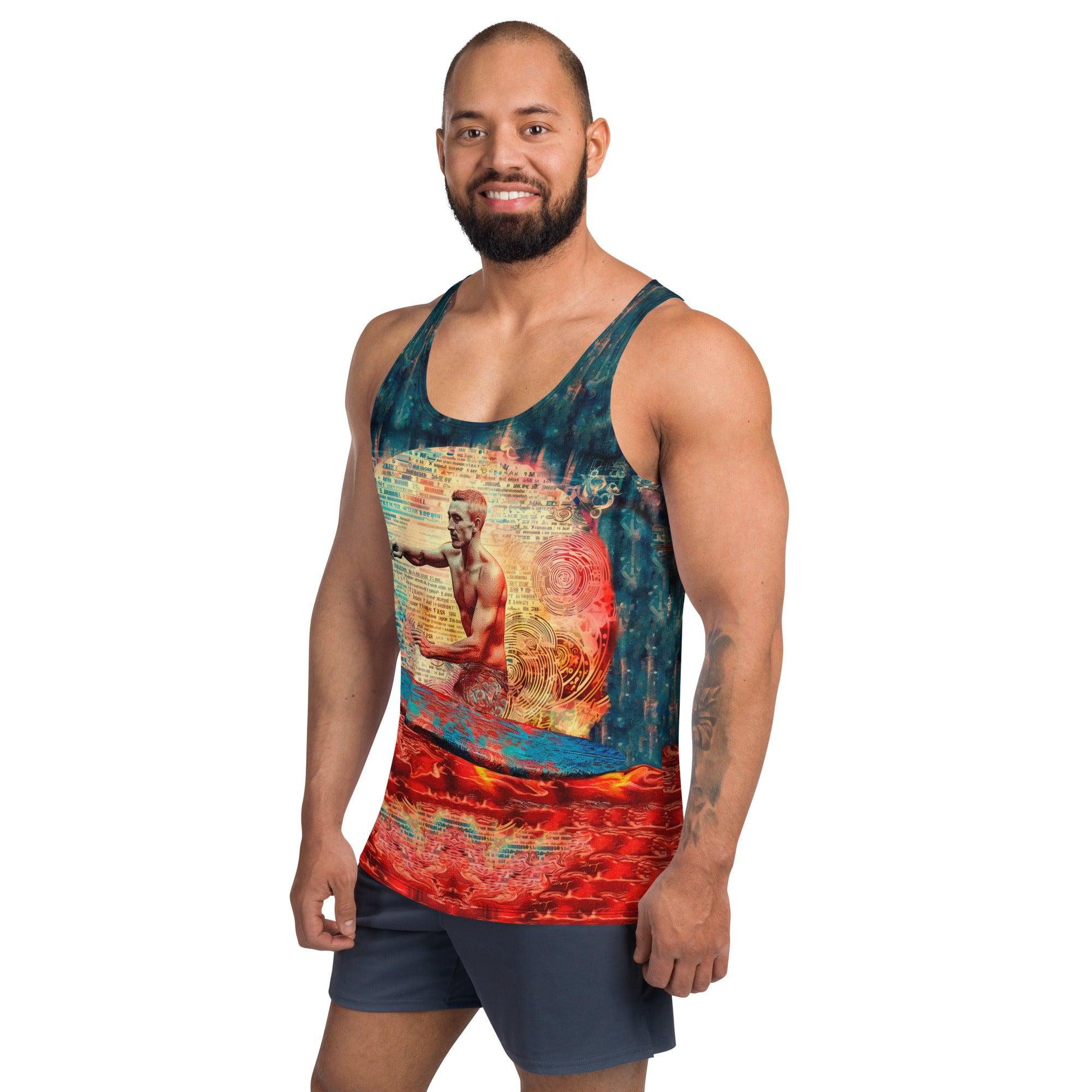 Coastal Adventure Men's All-Over Print Tank Top - Beyond T-shirts