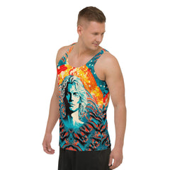 Seaside Surf Escape All-Over Print Tank Top - Beyond T-shirts