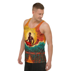 Surfing Fusion Men's All-Over Print Tank Top - Beyond T-shirts