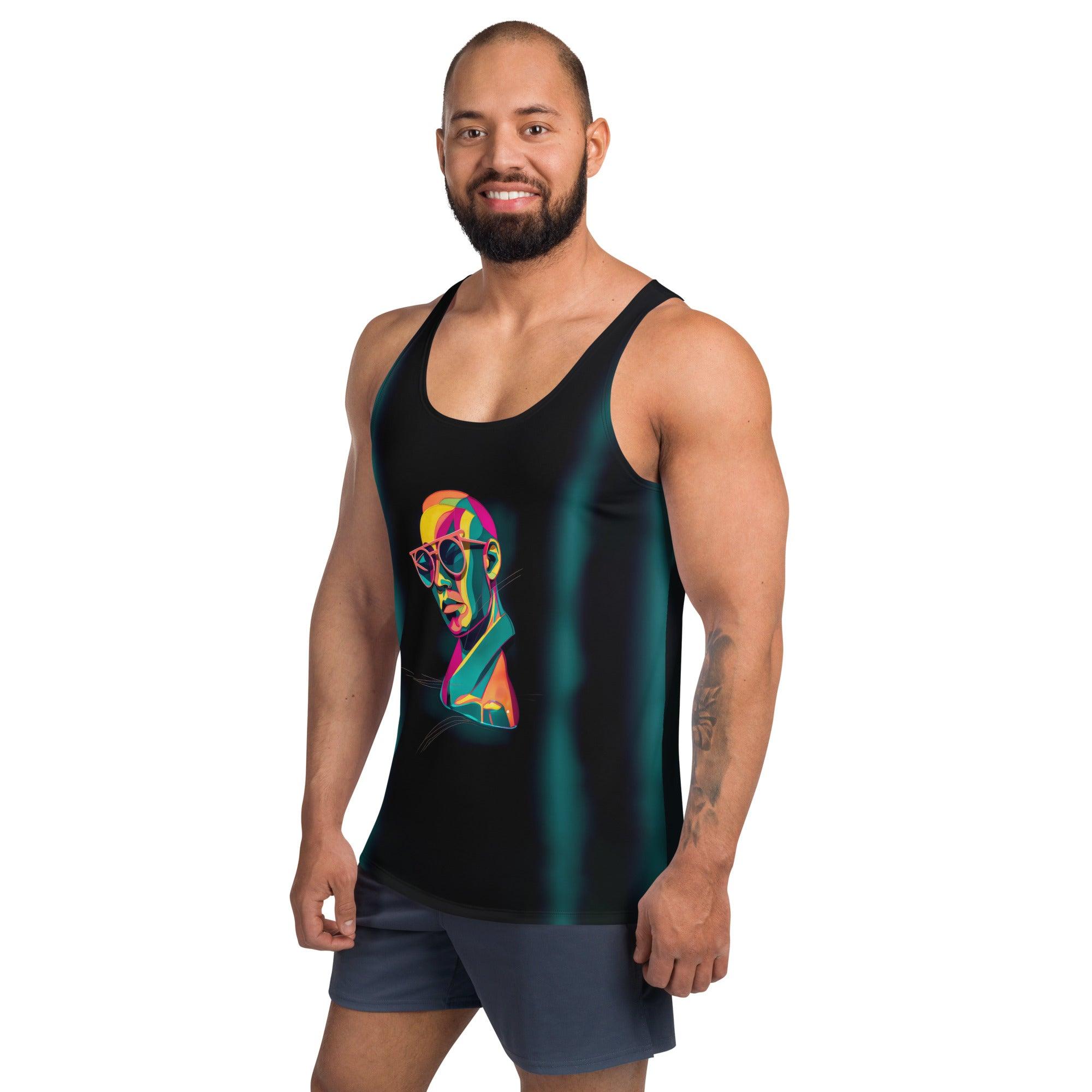 Urban Streetwear All-Over Print Men's Tank Top - Beyond T-shirts