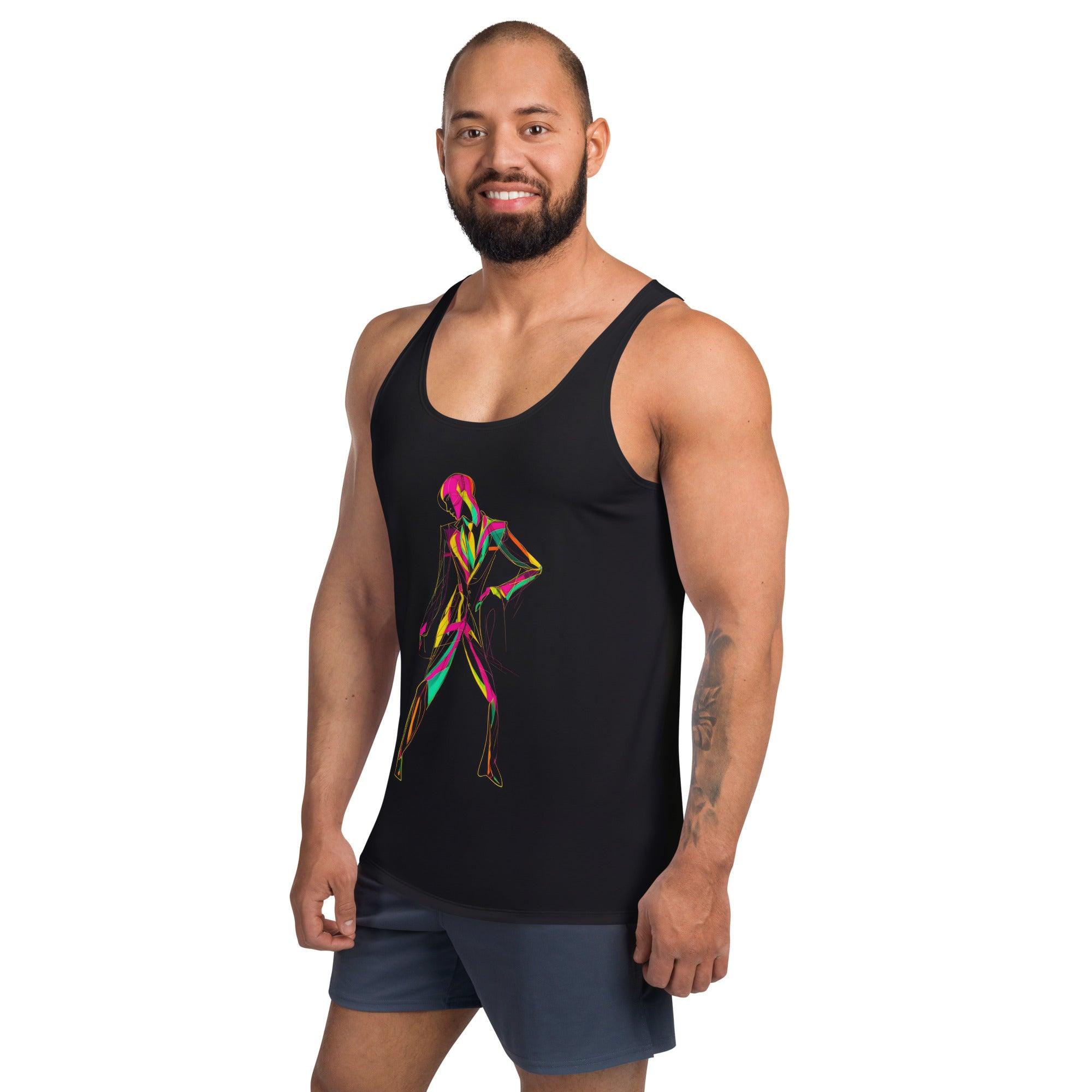 Geometric Symmetry All-Over Print Men's Tank Top - Beyond T-shirts