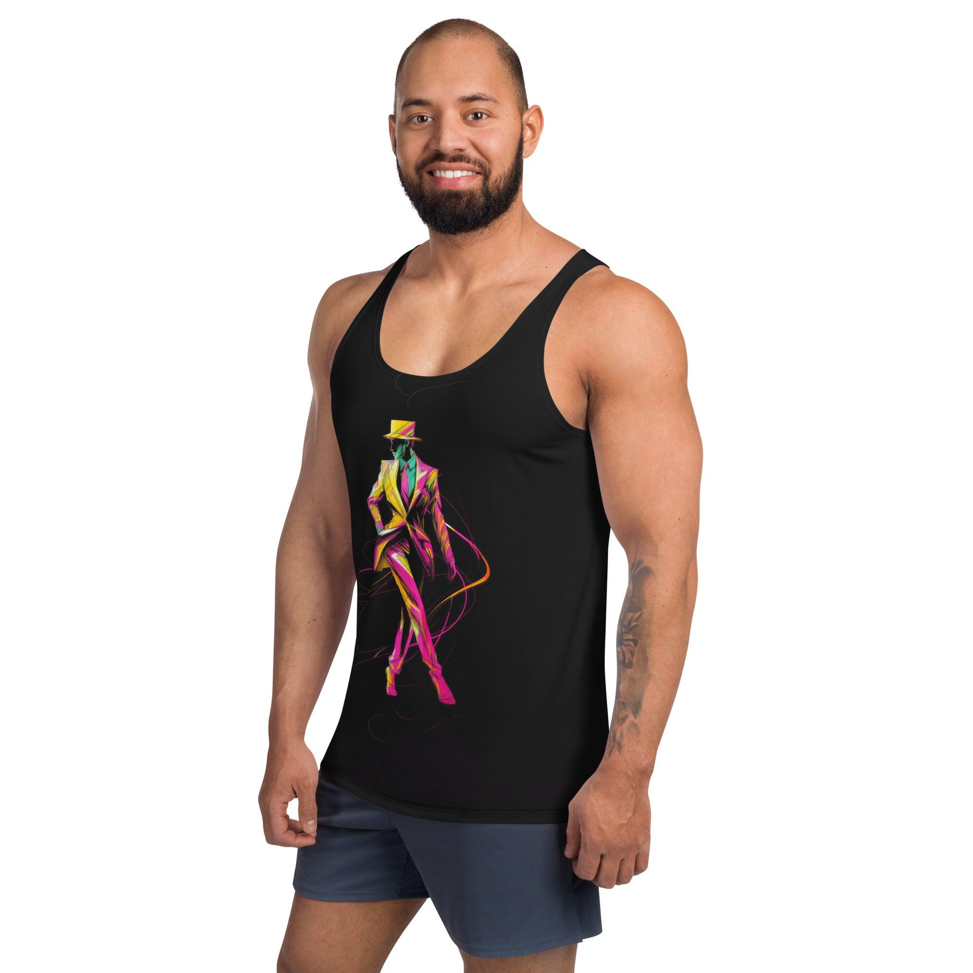 Futuristic Tech All-Over Print Men's Tank Top - Beyond T-shirts