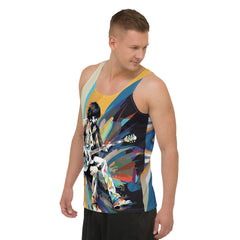 Fusion Groove Men's All-Over Print Tank Top - Beyond T-shirts