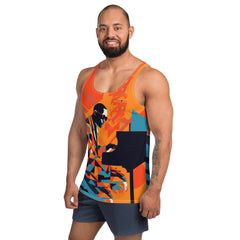 Vibrant Vogue All-Over Print Men's Tank Top - Beyond T-shirts