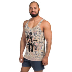 Dynamic Rhythms Men's Music-Inspired Tank Top - Beyond T-shirts