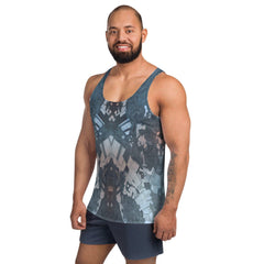 Jungle Canopy Men's Natural Pattern Tank Top - Beyond T-shirts