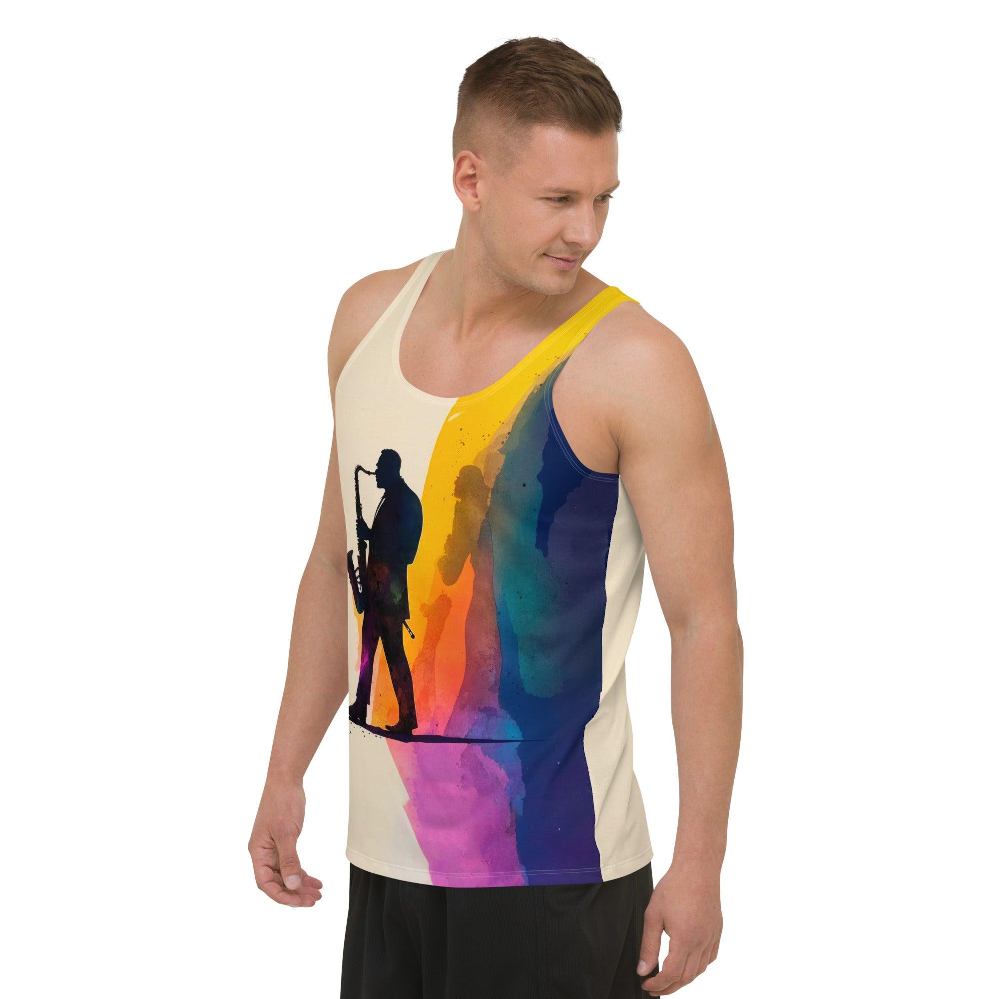 Beats and Bass All-Over Print Tank Top - Beyond T-shirts