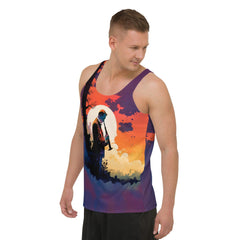 Music Notes All-Over Print Men's Tank Top - Beyond T-shirts