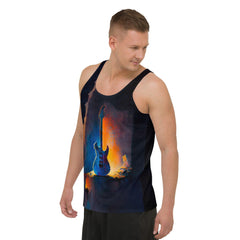 Electric Guitar Jam Men's Tank Top - Beyond T-shirts